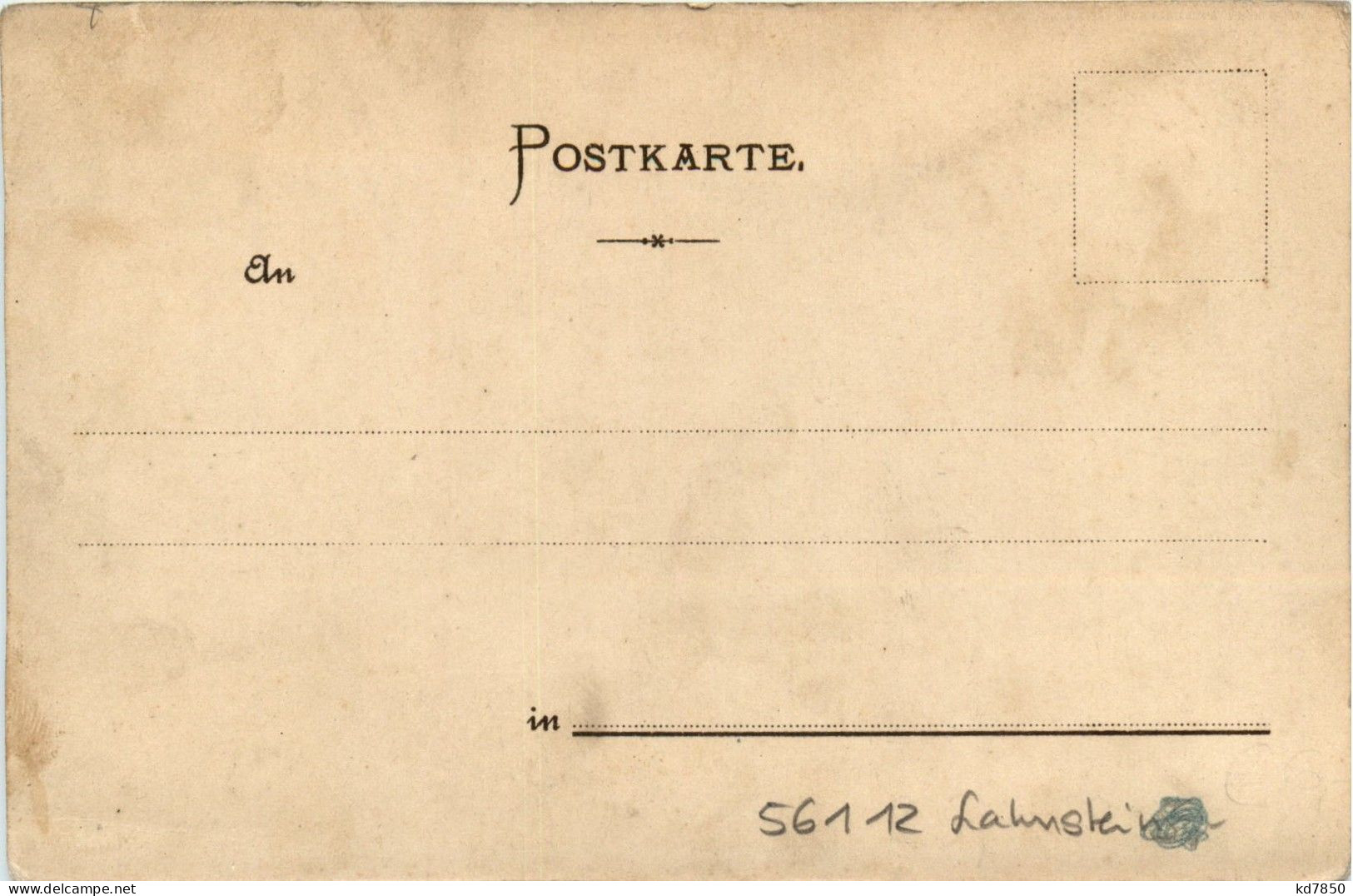 Wenzelskapelle - Litho - Künstlerkarte Reiss - Lahnstein