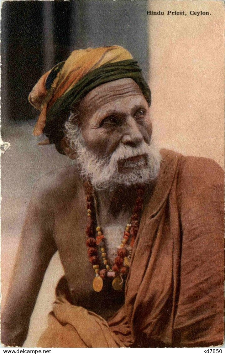 Ceylon - Hindu Priest - Sri Lanka (Ceylon)