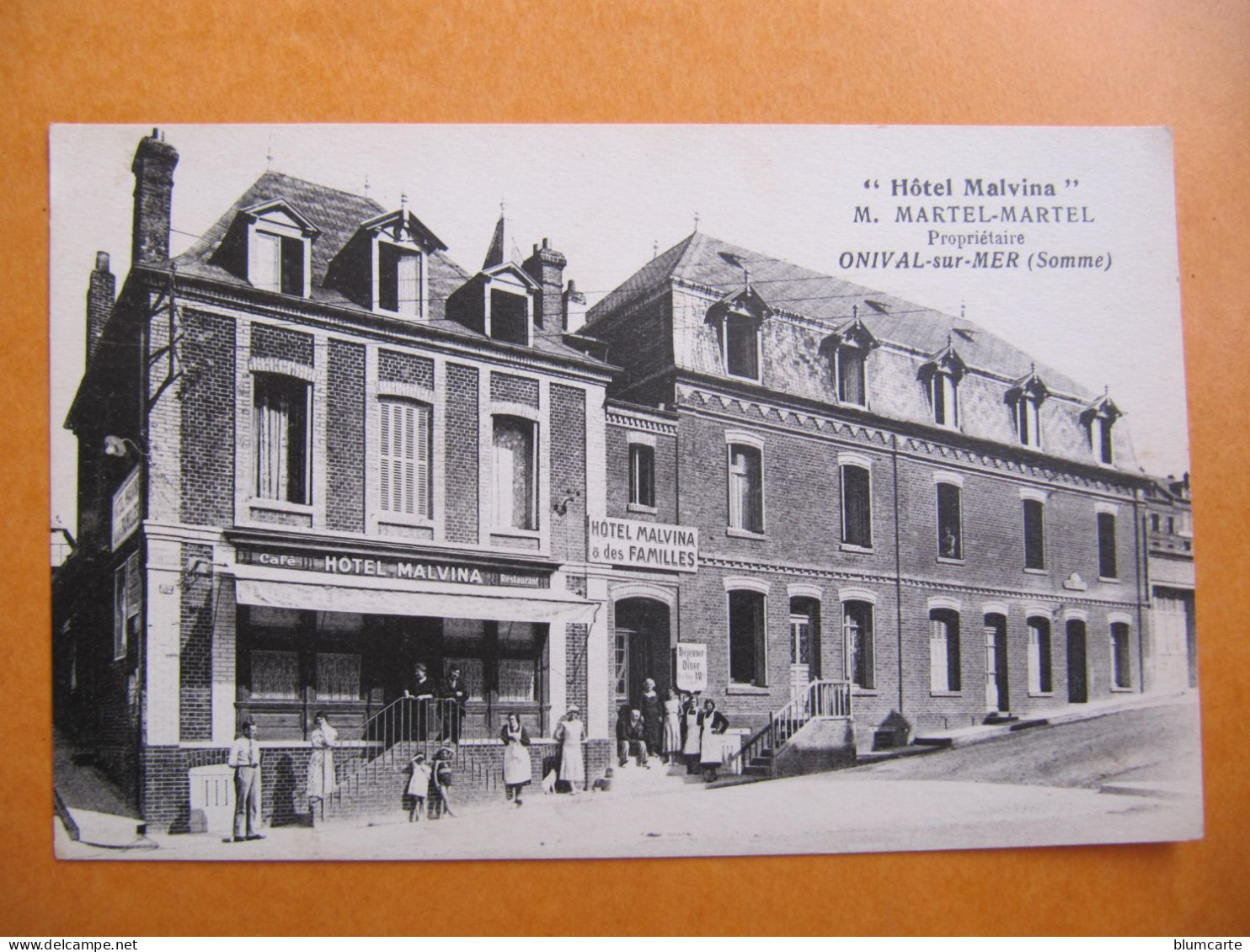 CPA - ONIVAL SUR MER - HÔTEL MALVINA - MARTEL MARTEL PROPRIETAIRE - Onival