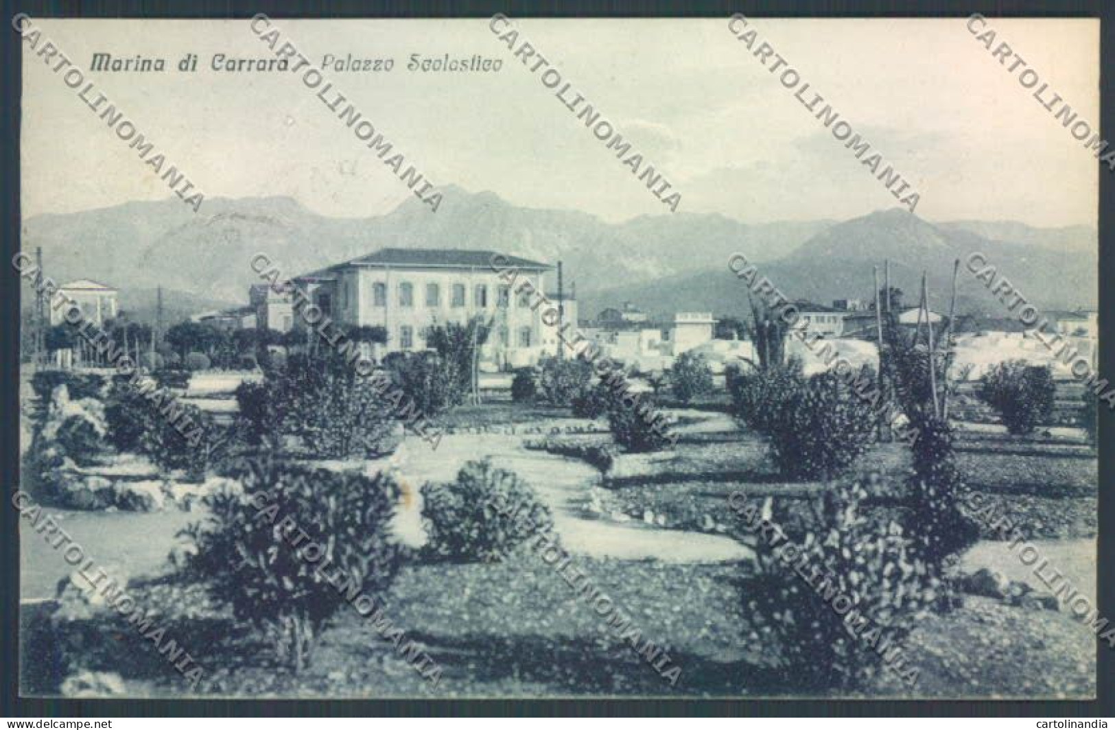 Massa Marina Di Carrara Scuola Cartolina ZB3515 - Massa