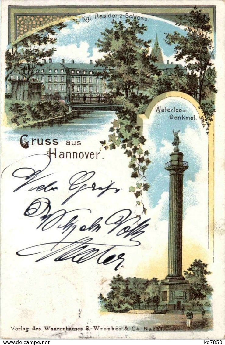 Gruss Aus Hannover - Litho - Hannover