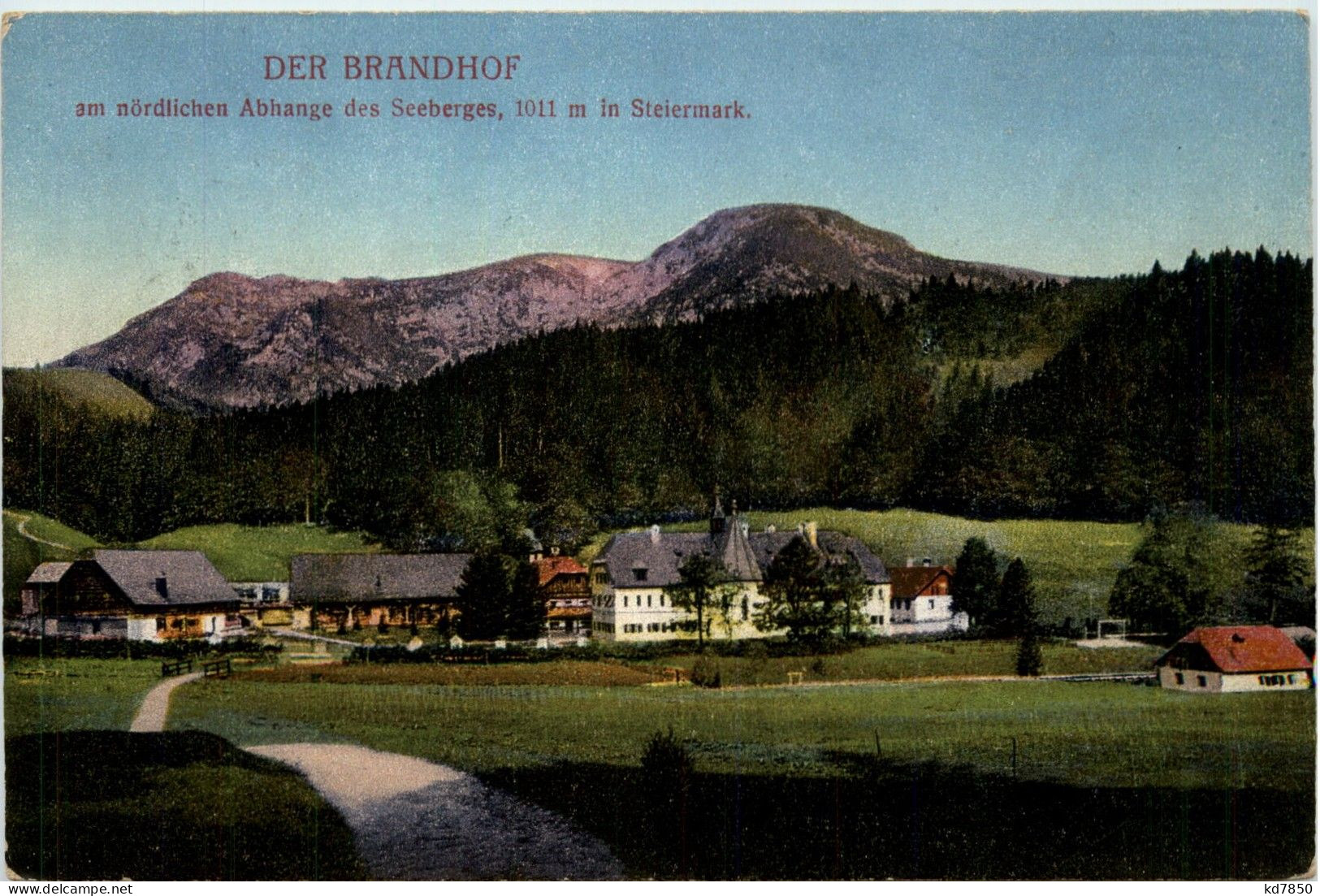 Mariazell/Steiermark - Der Brandhof Am Nördlichen Abhange Des Seeberges - Mariazell