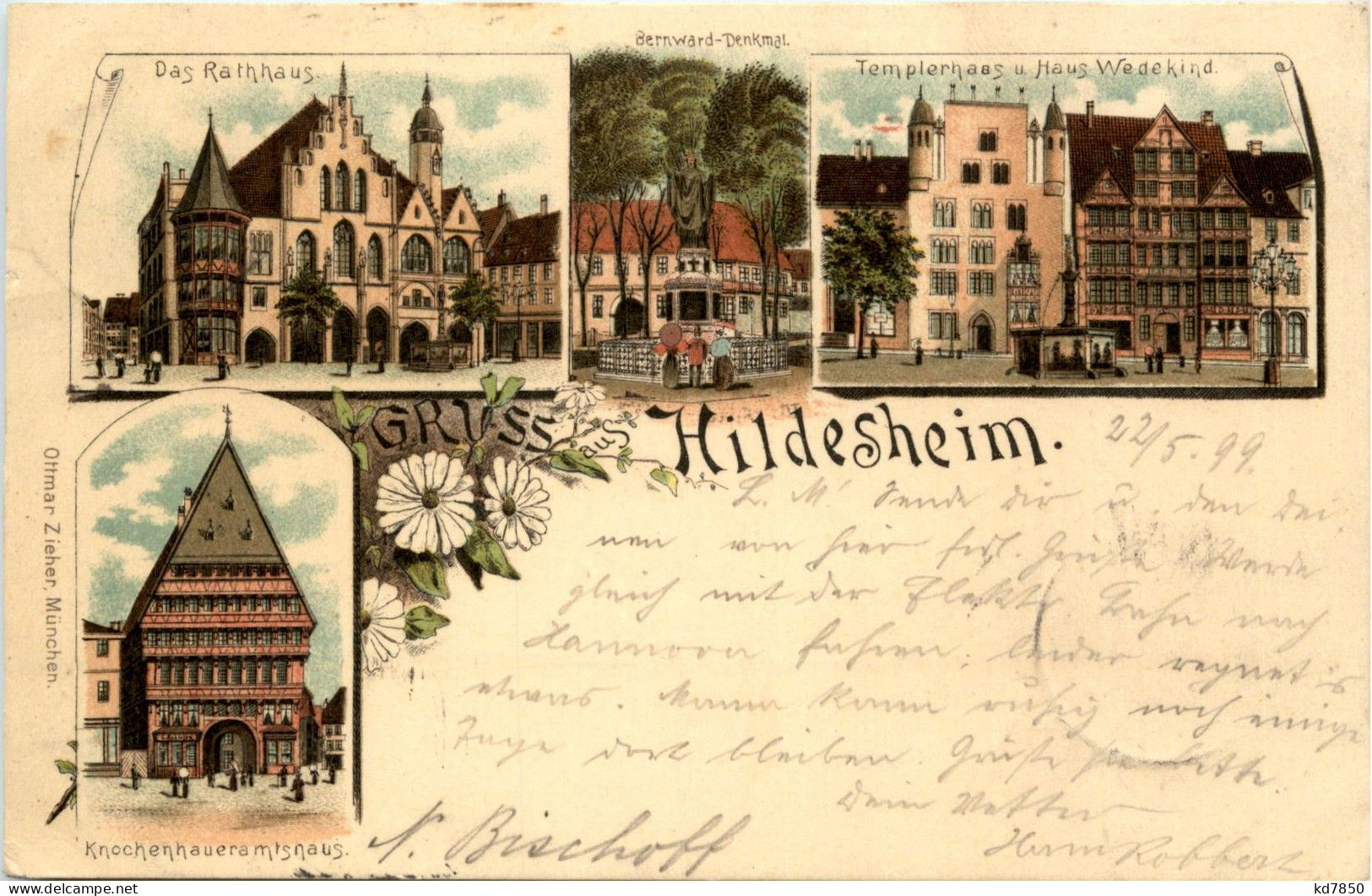 Gruss Aus Hildesheim - Litho - Hildesheim