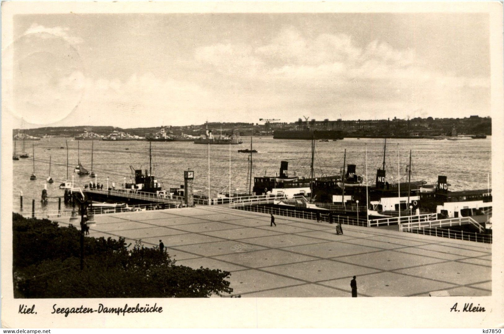 Kiel - Seegarten Dampferbrücke - Kiel