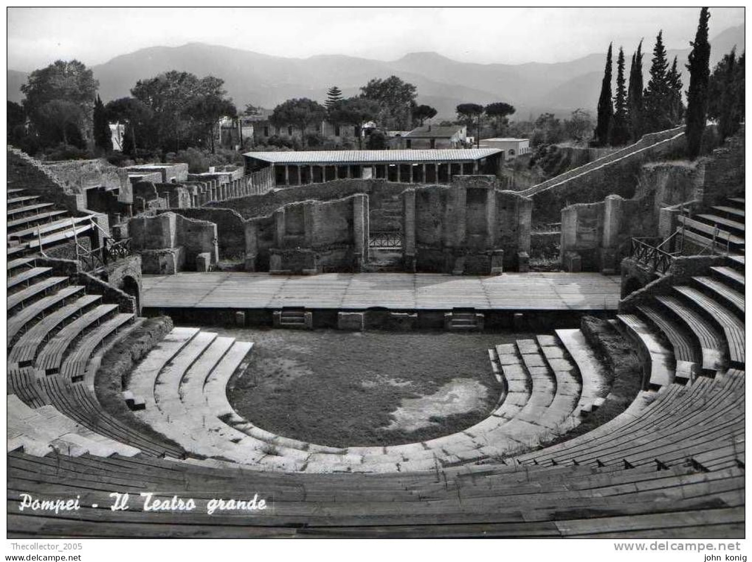 CARTOLINA - POSTCARD - CPT - POSTKARTE - POMPEI (NA) - IL TEATRO GRANDE - Pompei