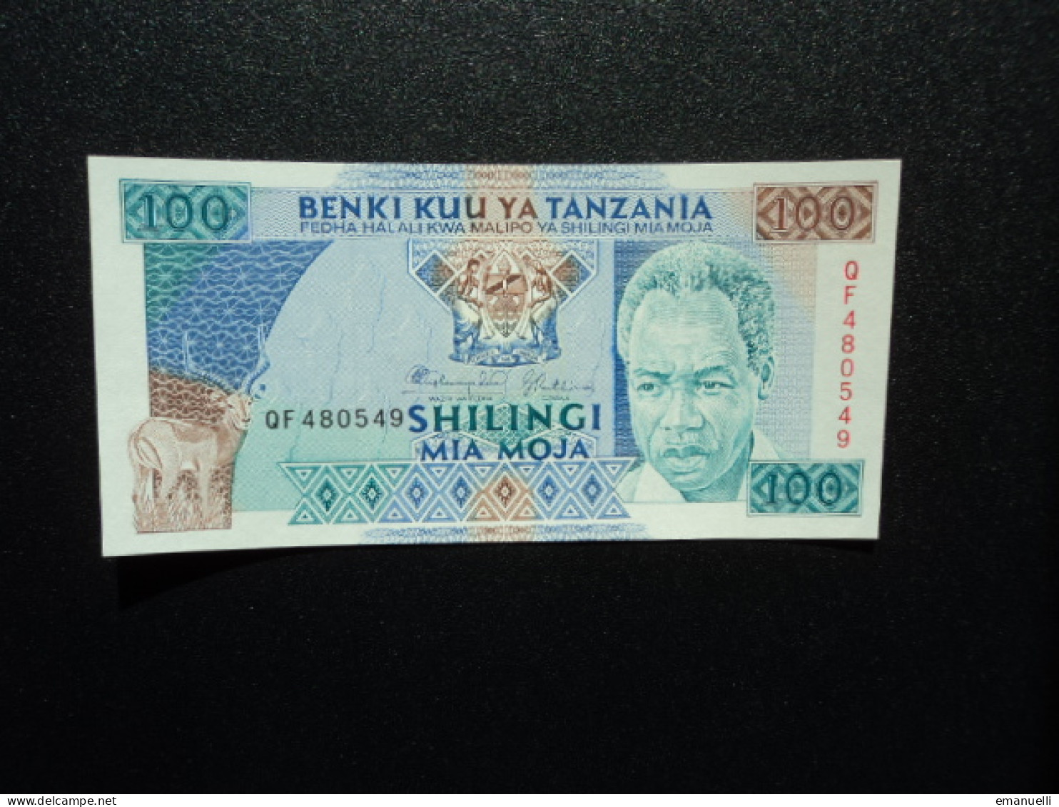 TANZANIE * : 100 SHILINGI  ND 1993    P 24     NEUF - Tanzanie