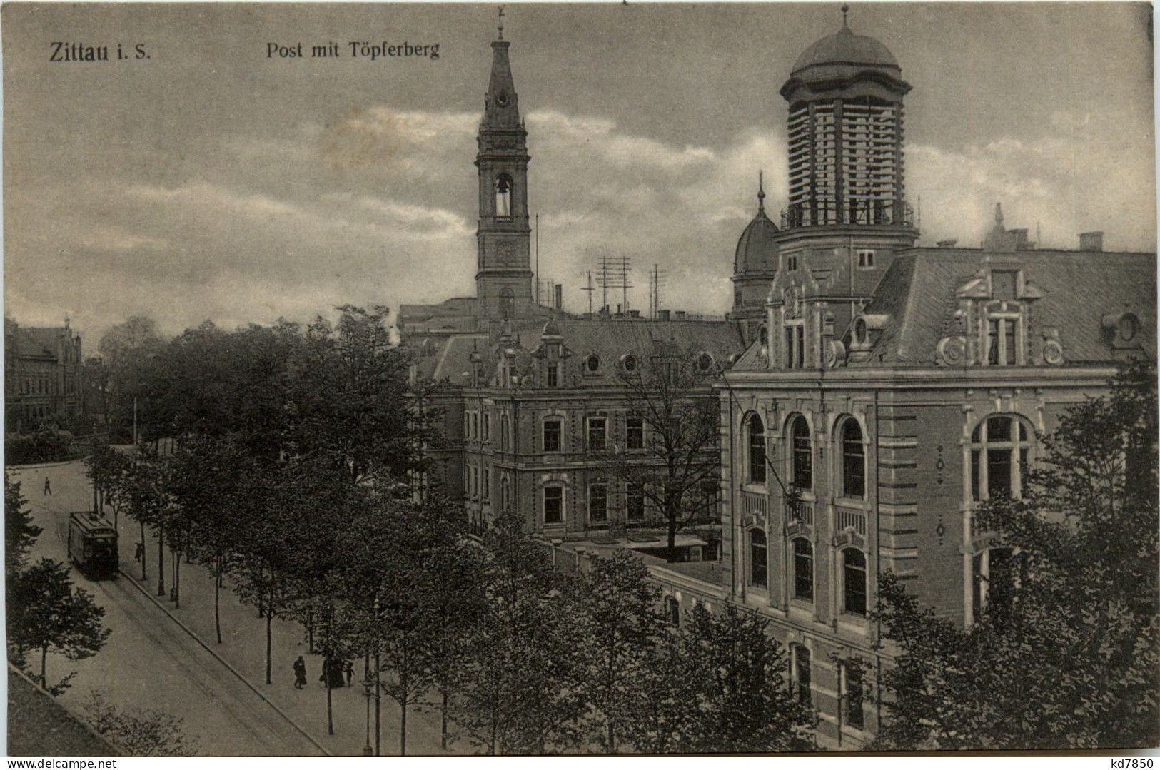 Zittau - Post Mit Töpferberg - Zittau