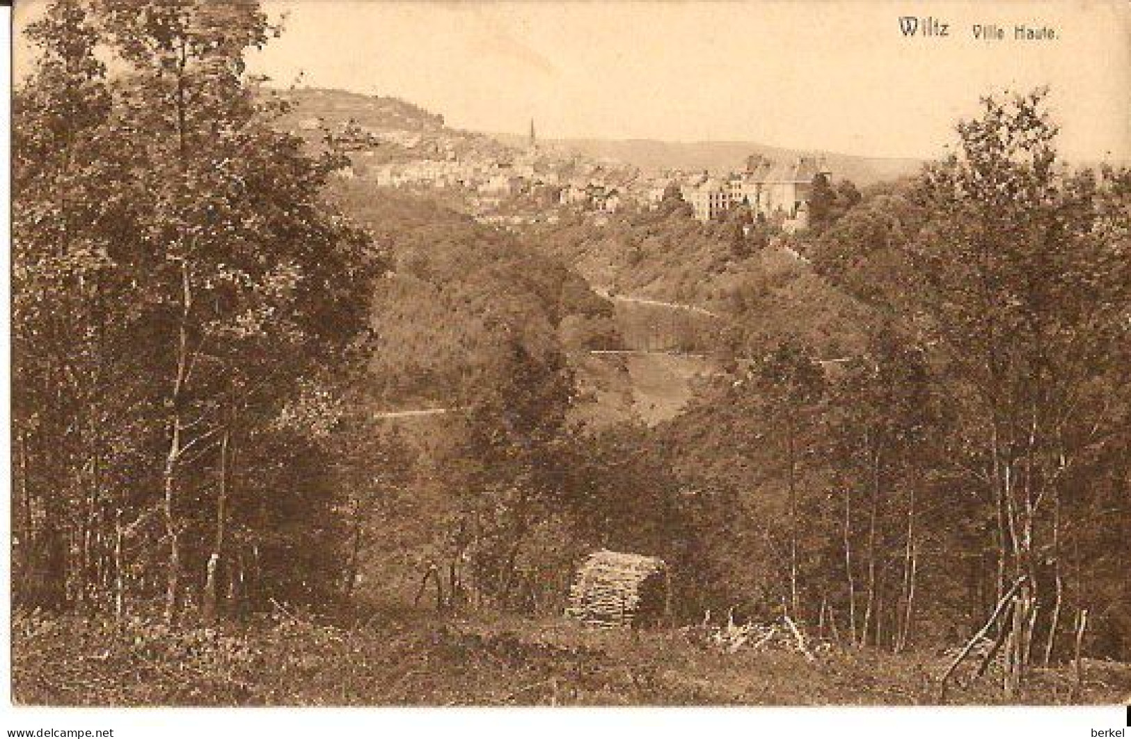 WILTZ VILLE HAUTE 1929  AVEC 3 TIMBRES  1318/d1 - Wiltz