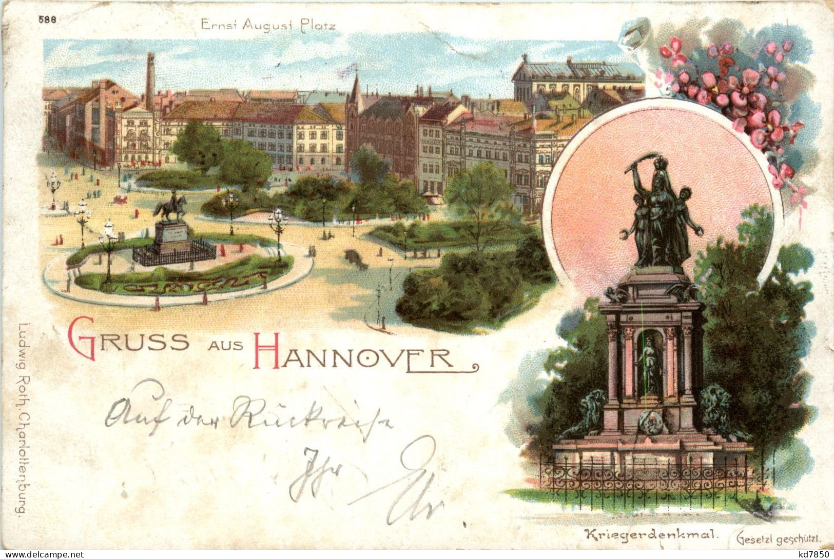 Gruss Aus Hannover - Litho - Hannover