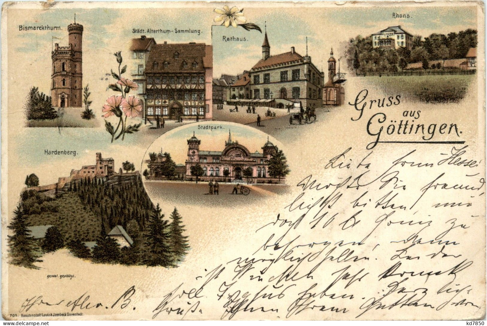 Goslar Am Göttingen - Litho - Goettingen