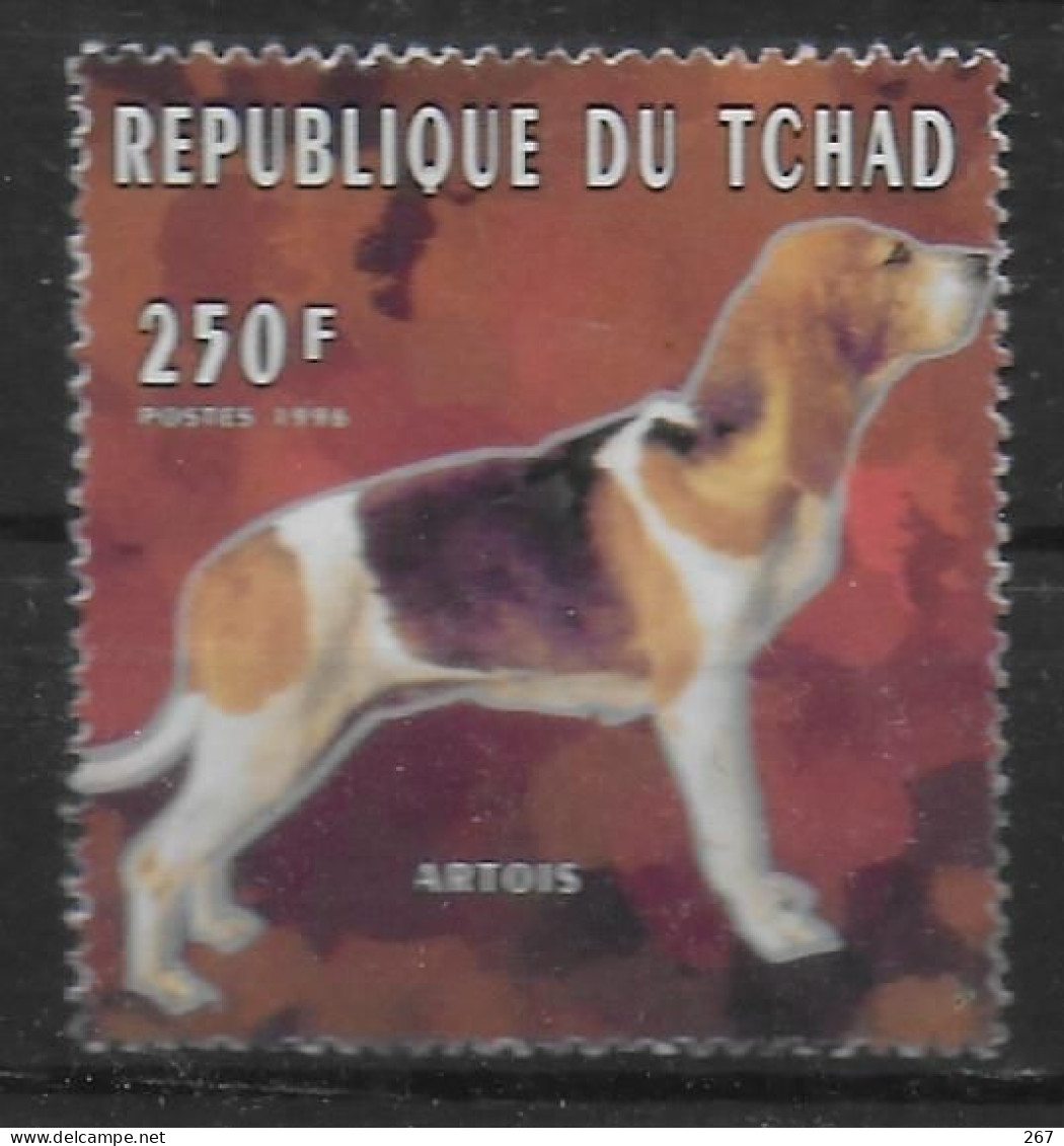 TCHAD  N° 629  * *   Chiens Artois - Chiens