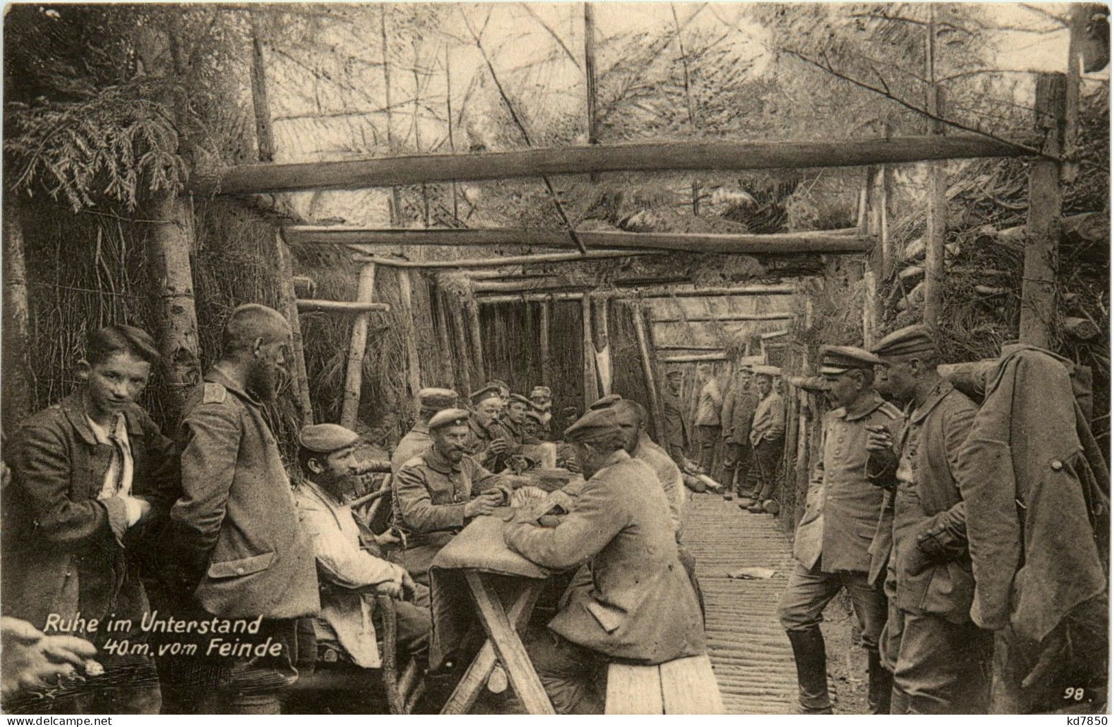Ruhe Im Unterstand - Feldpost - Guerre 1914-18