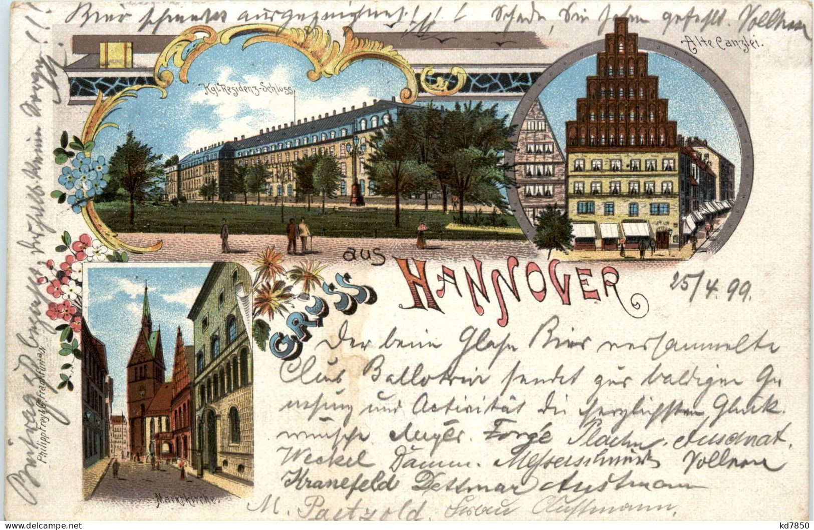 Gruss Aus Hannover - Litho - Hannover