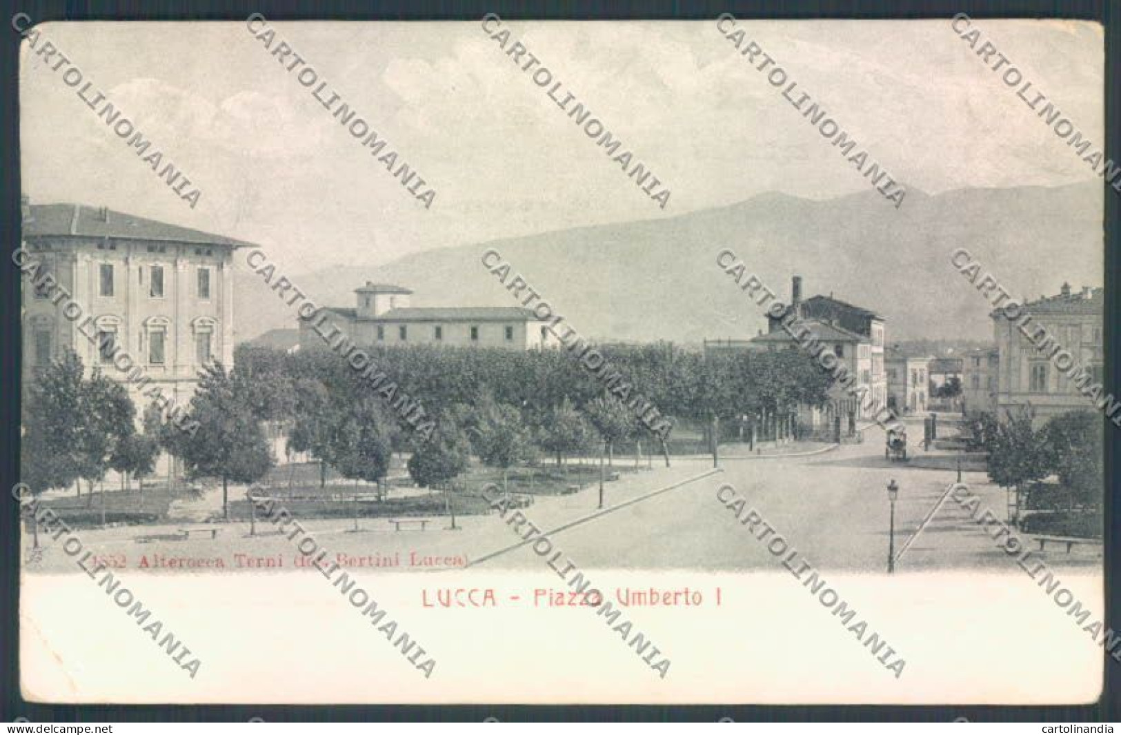 Lucca Città Alterocca 1852 PIEGHINE Cartolina ZB3628 - Lucca