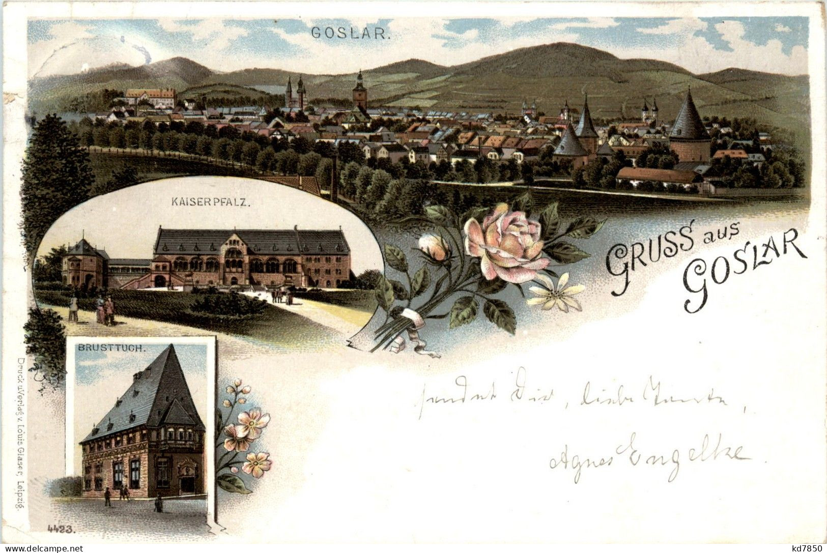 Goslar Am Harz - Litho - Goslar