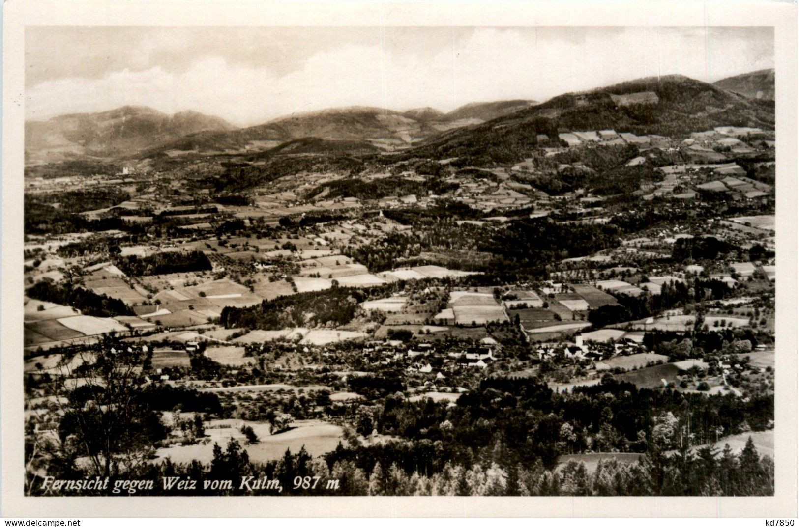 Weiz/Steiermark - Weiz - Fernsicht Gegen Weiz Vom Kulm - Weiz