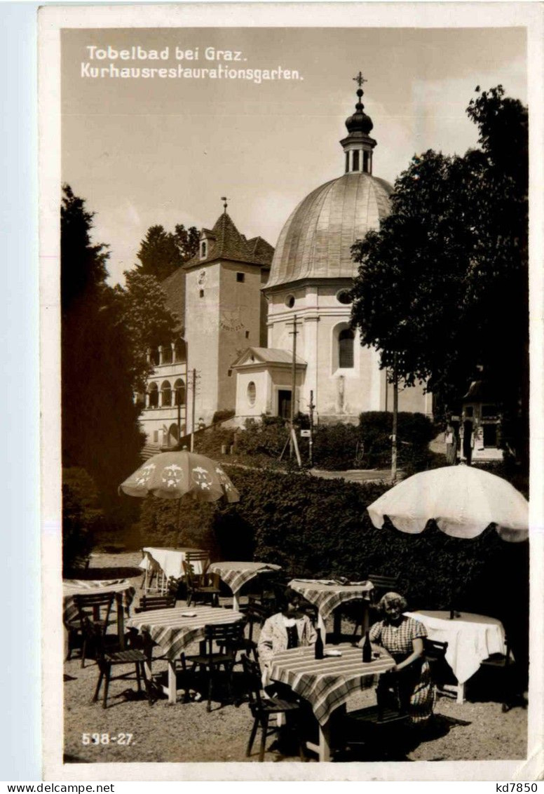 Graz/Steiermark - Tobelbad, Kurhausrestaurationsgarten - Graz