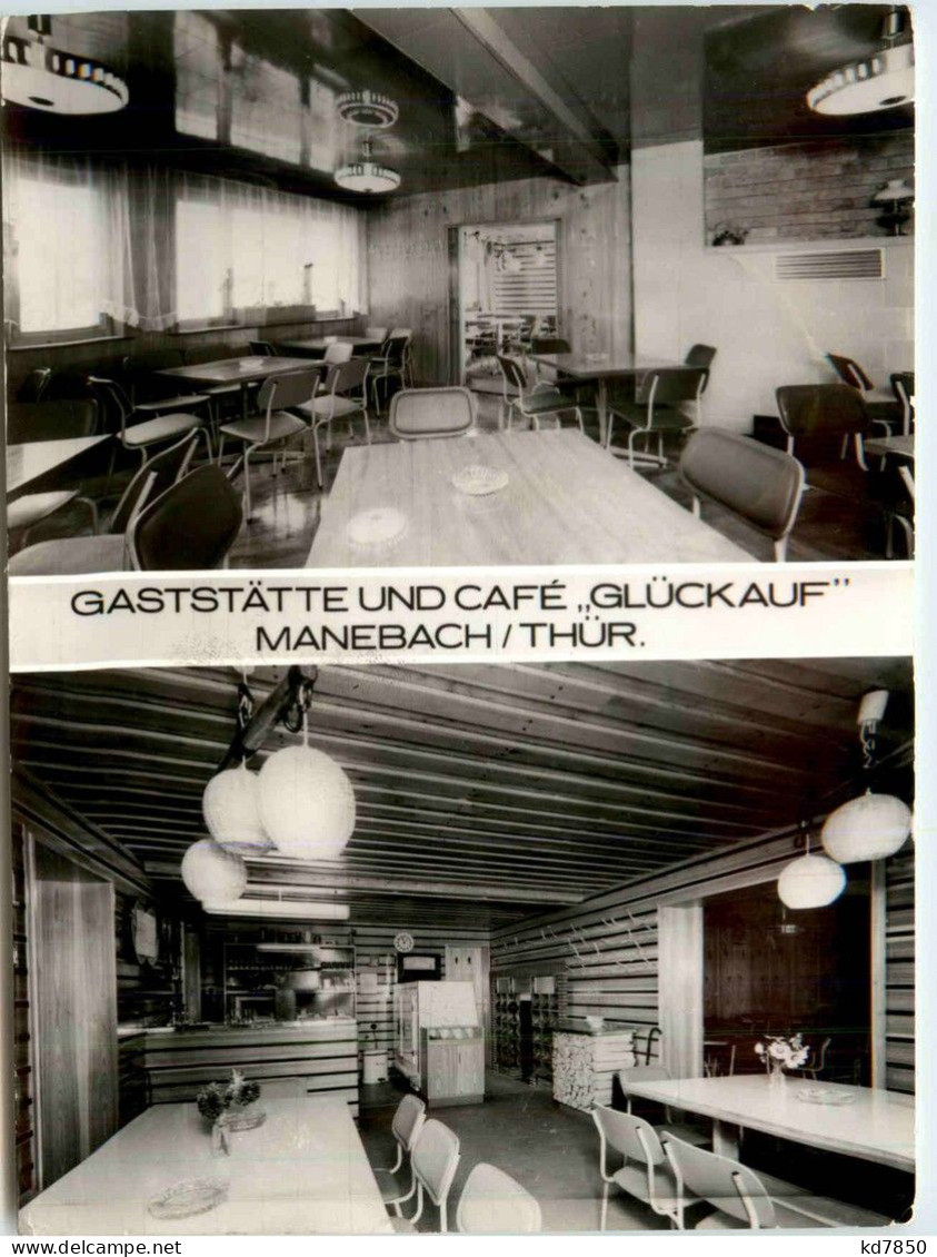 Manebach - Gaststätte Und Cafe Glück Auf - Ilmenau