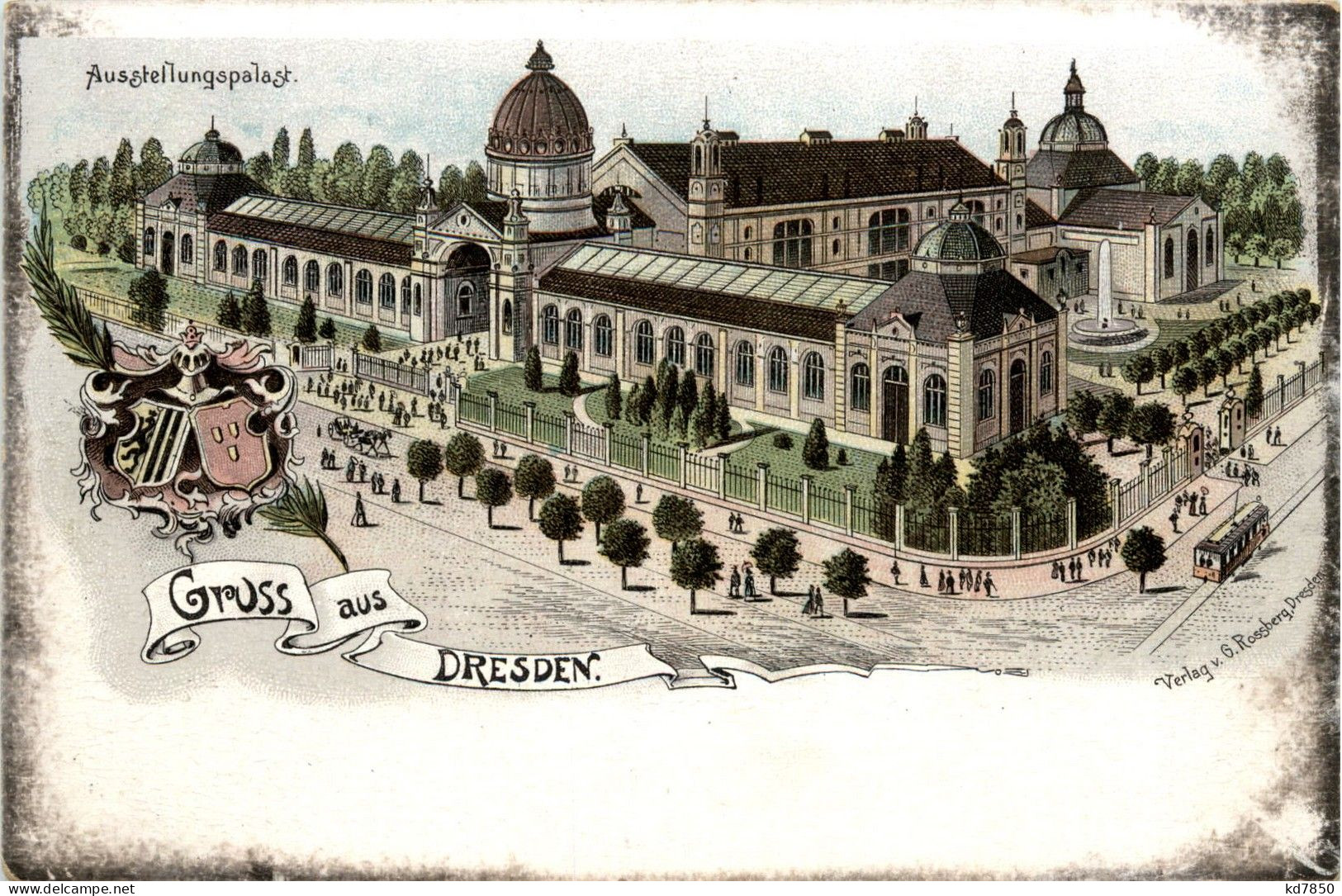 Gruss Aus Dresden - Litho - Dresden