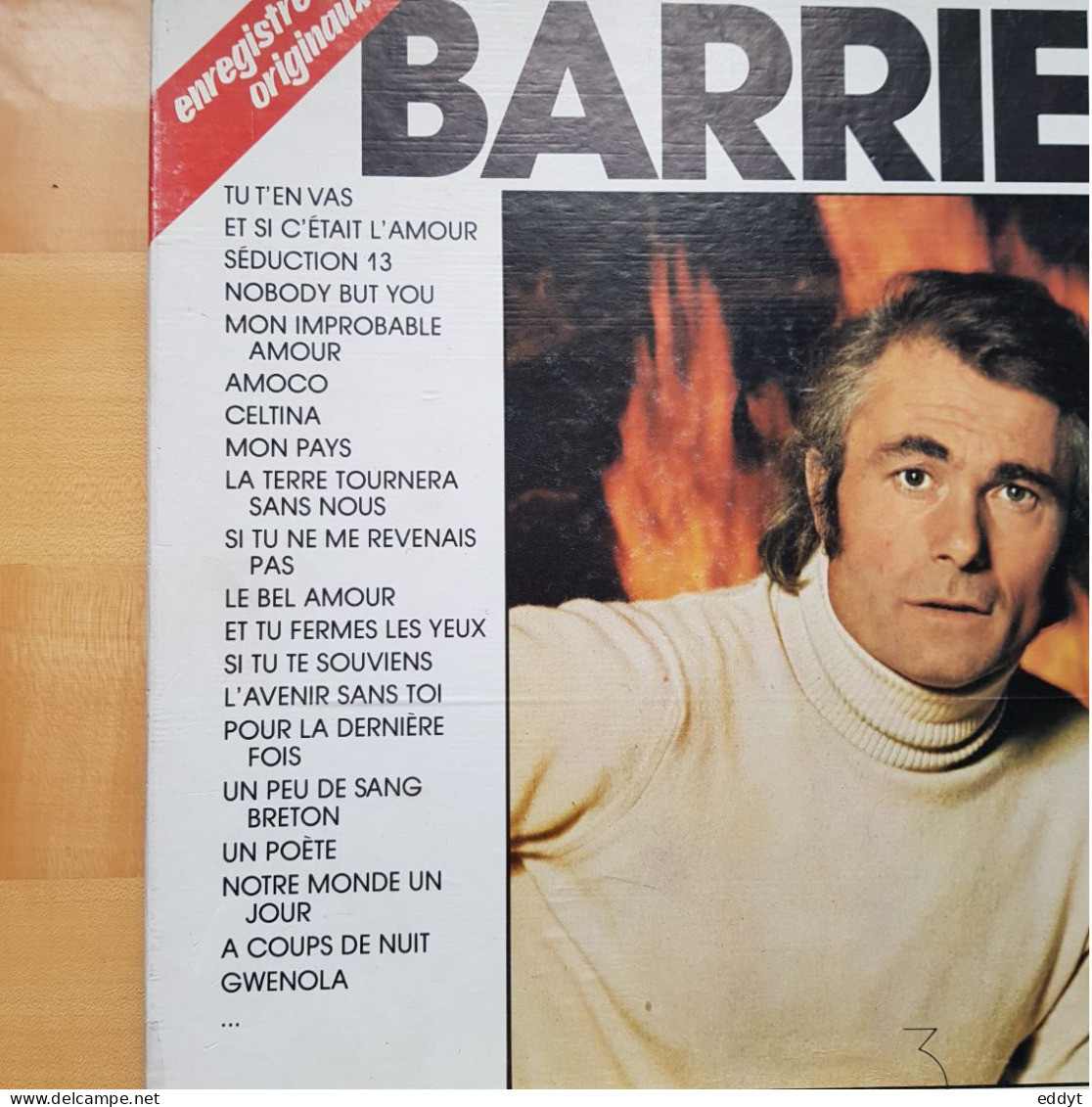 Coffret De 3 DISQUES Vinyles  T. 33 -  Enregistrements Originaux  Alain BARRIÈRE -  TBE - Otros - Canción Francesa