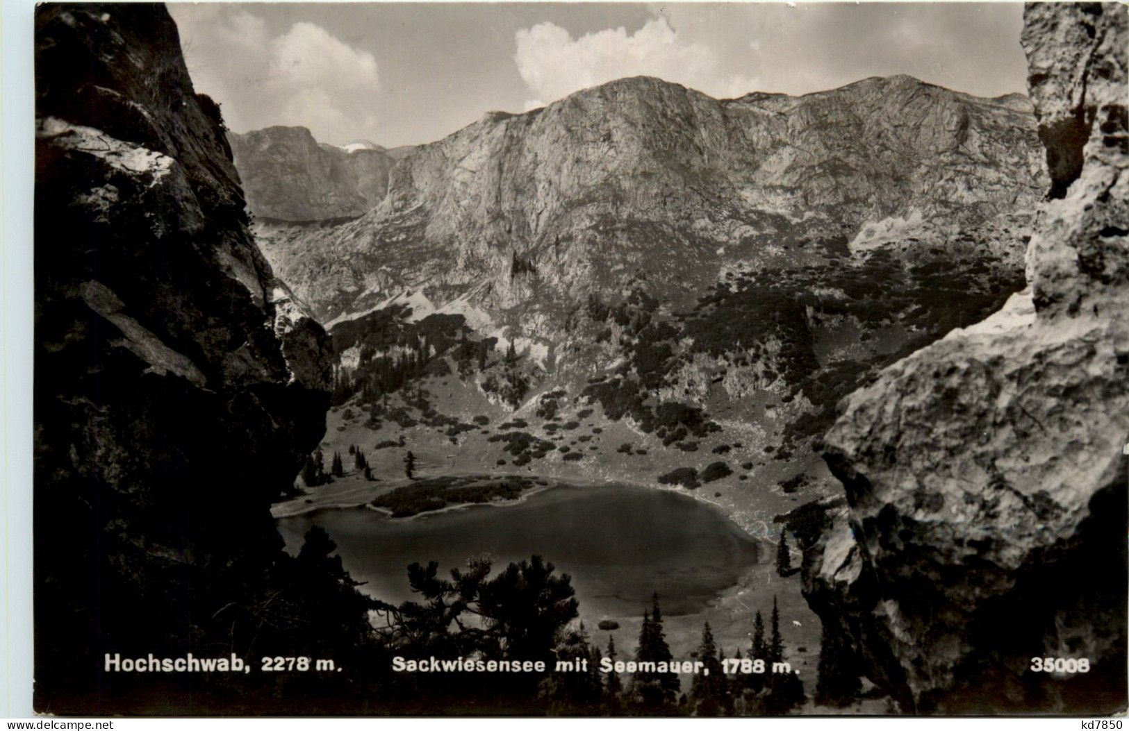 Mariazell/Steiermark - Hochschwab, Sackwiesensee Mit Seemauer - Mariazell