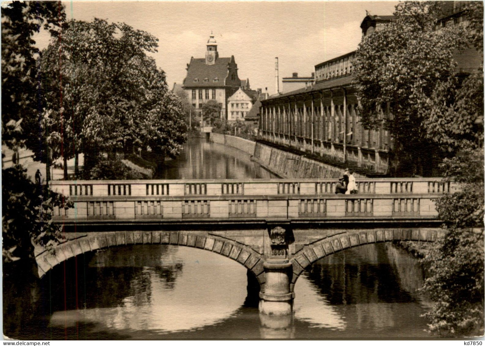 Karl-Marx-Stadt - Brücke An Der Markthalle - Chemnitz (Karl-Marx-Stadt 1953-1990)