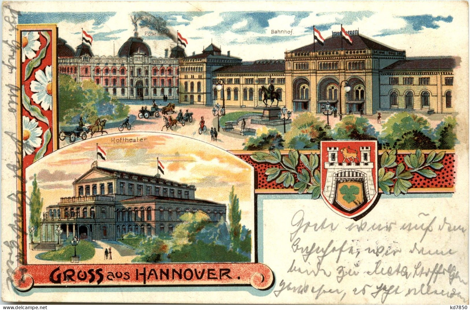 Gruss Aus Hannover - Litho - Hannover