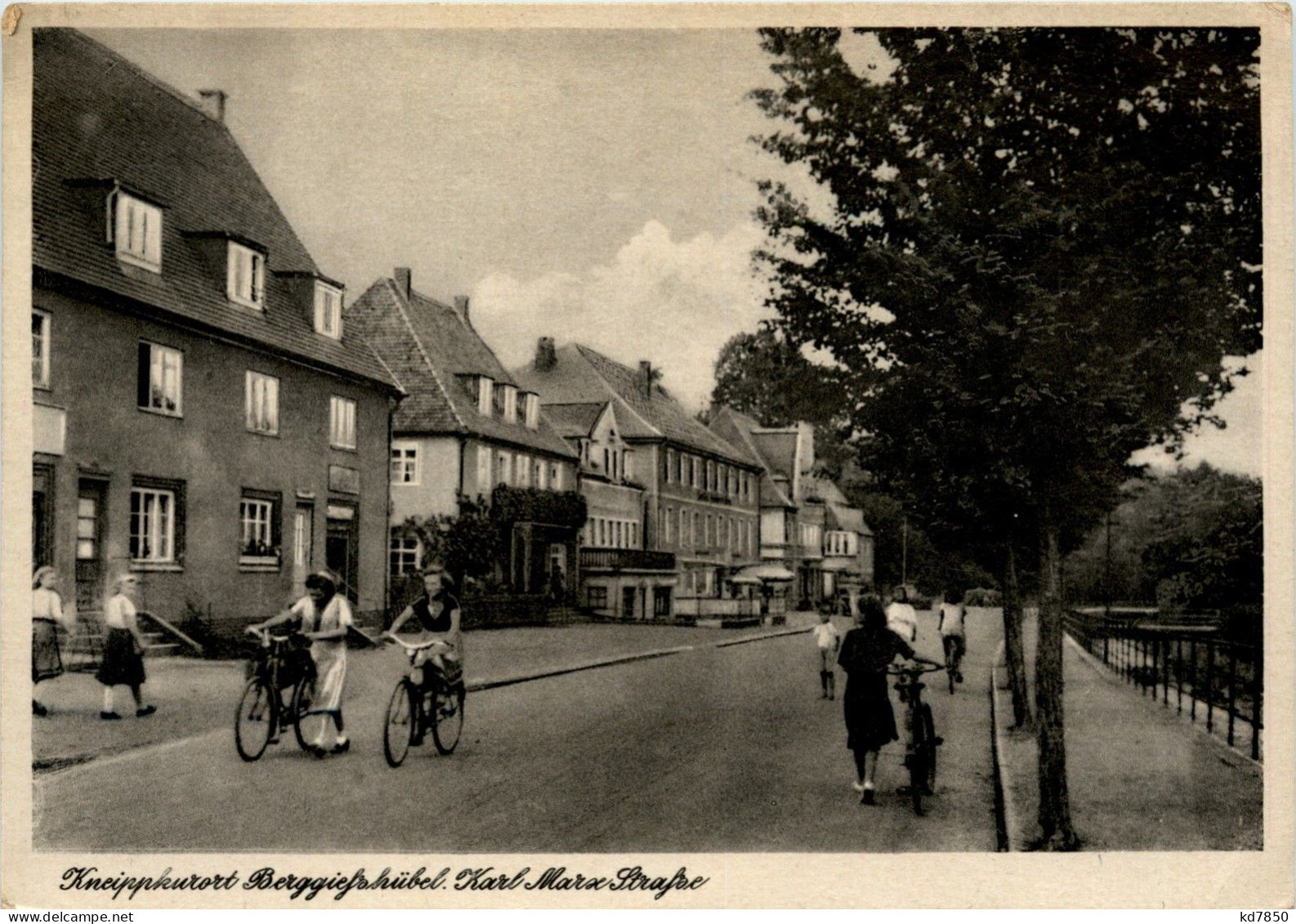 Bad Berggiesshübel - Karl Marx Strasse - Bad Gottleuba-Berggiesshübel