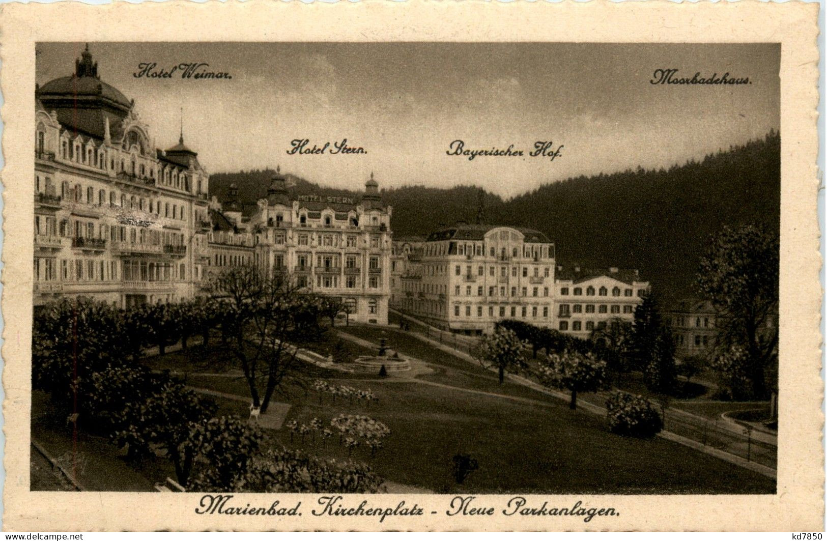 Marienbad - Kirchenplatz - Tchéquie