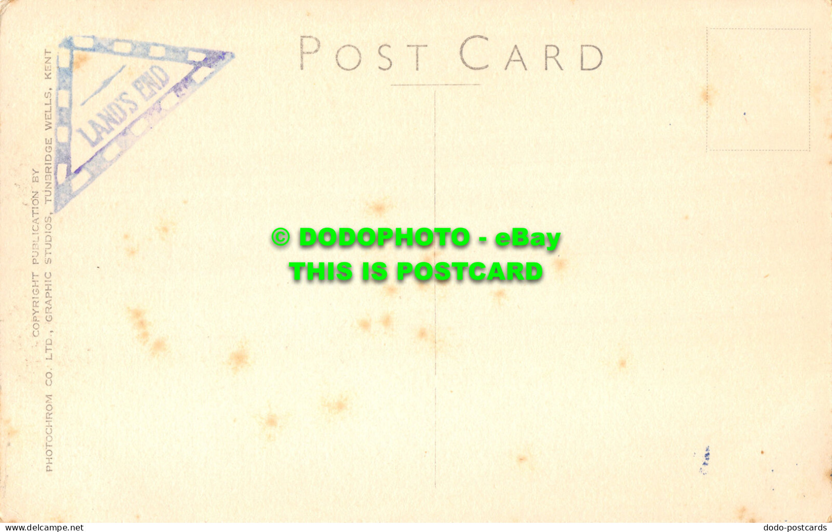 R499142 Lands End. Doctor Syntax. Photochrom. Postcard - World
