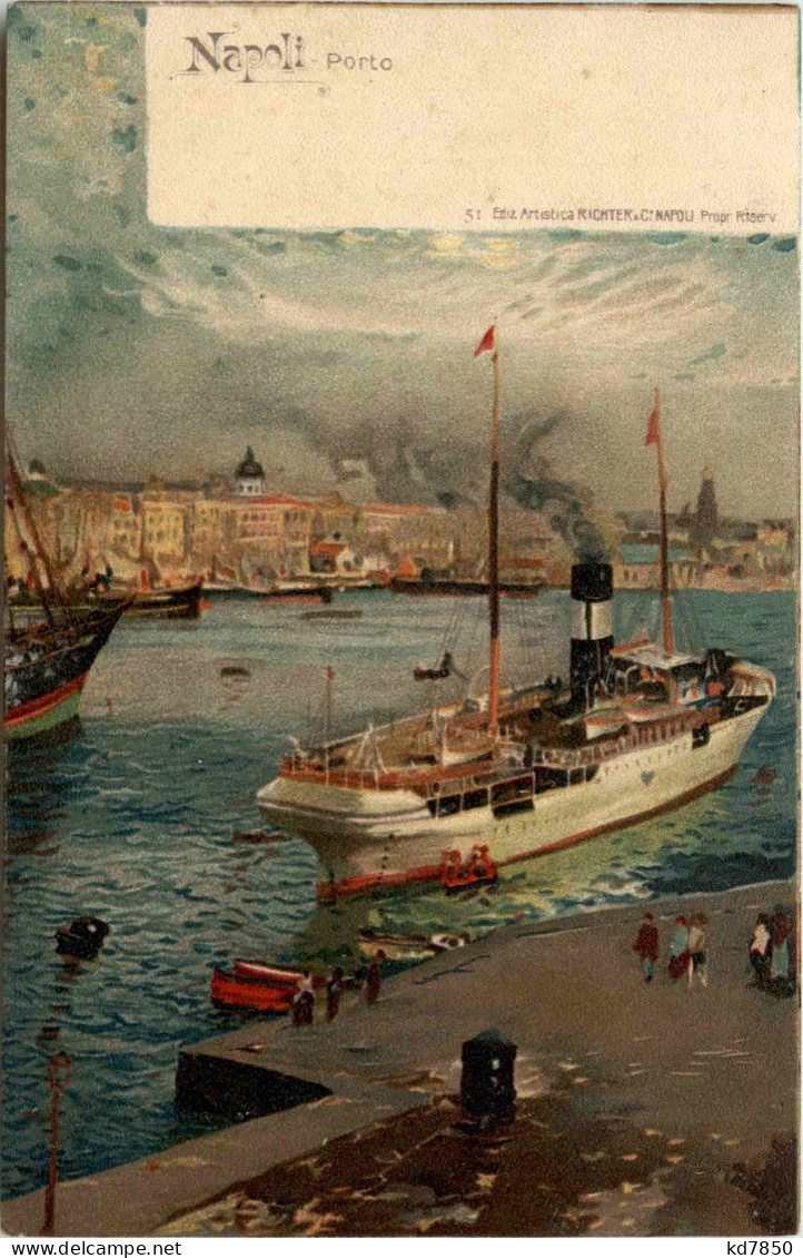 Napoli - Porto - Litho - Napoli