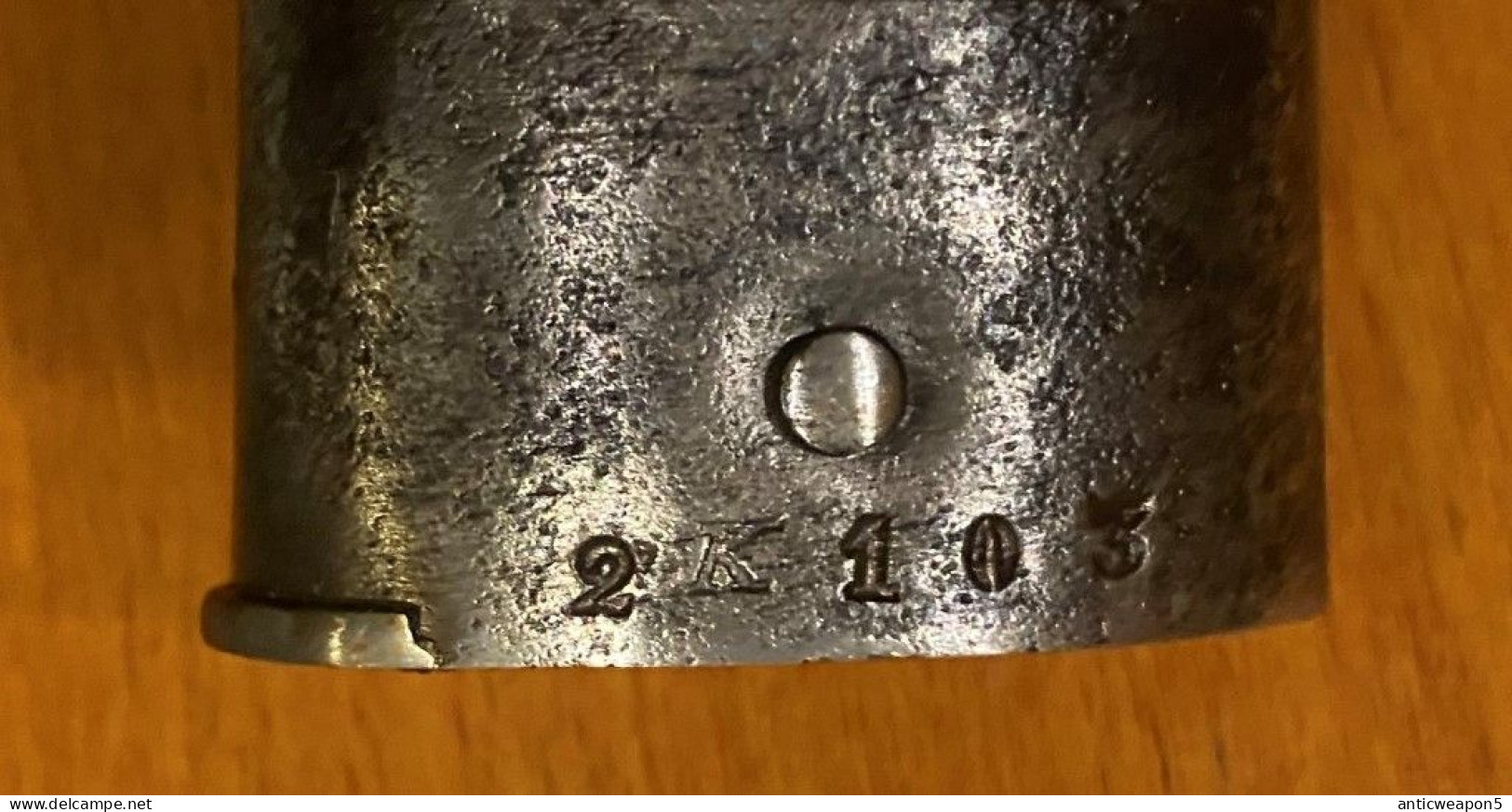 Baïonnette De Fusil Chasspot. France. M1866 (697) Sur La Poignée Il Y A Une Découpe Pour Gevehr - Knives/Swords