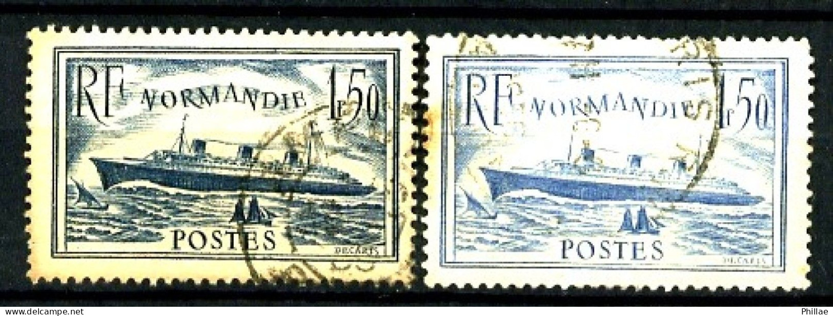 299/300 - Paire Normandie - Oblitérés - TB - Used Stamps