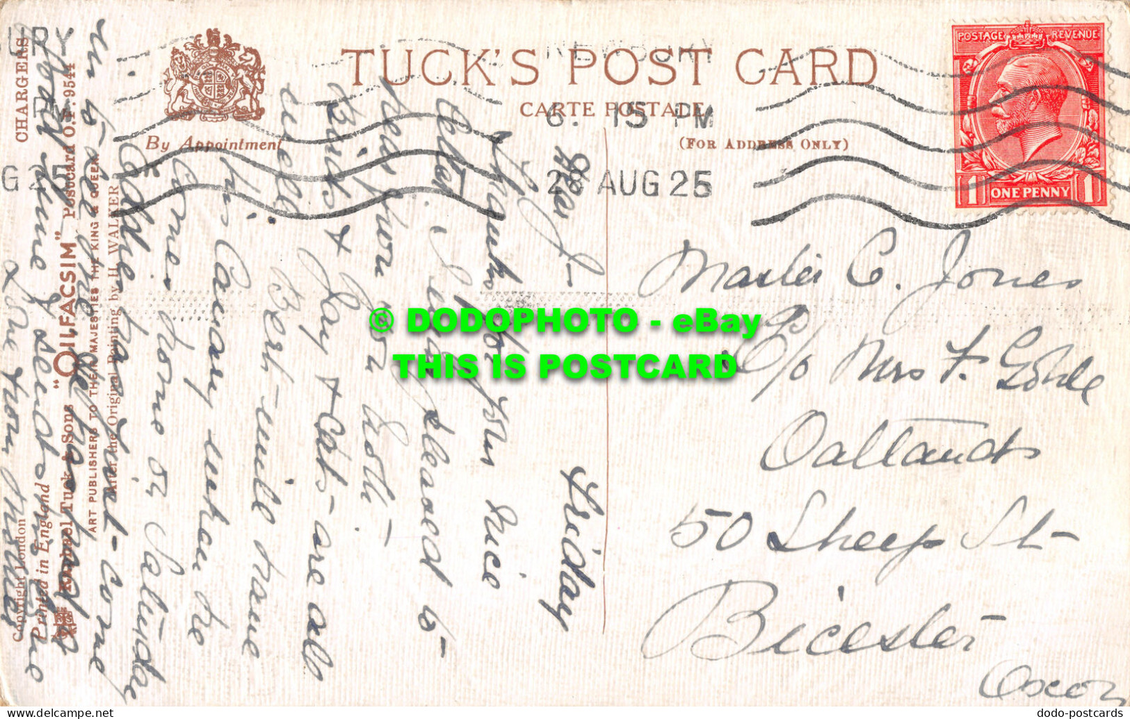 R498805 Chargers. At The Review. Tuck. Oilfacsim. H. Walker. Postcard O. F. 9544 - World