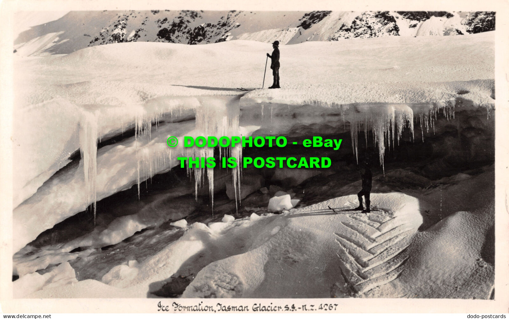 R499148 Ice Formation. Tasman Glacier. Postcard - World