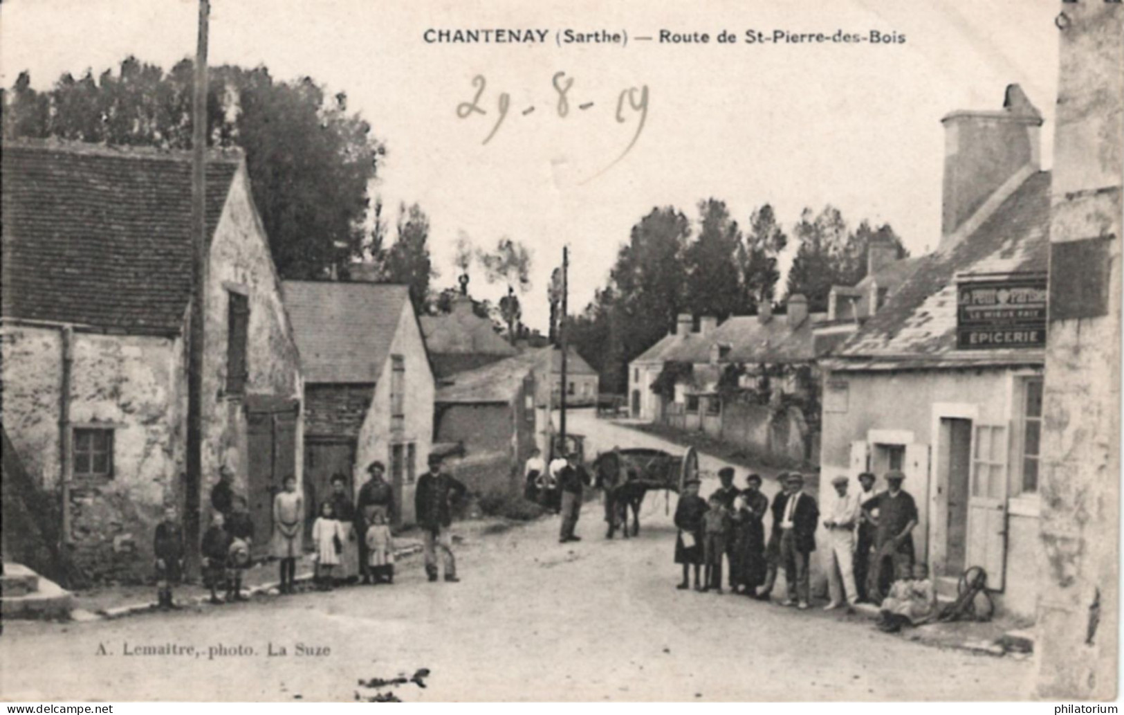 72  CHANTENAY  Route De Saint Pierre Des Bois - Autres & Non Classés