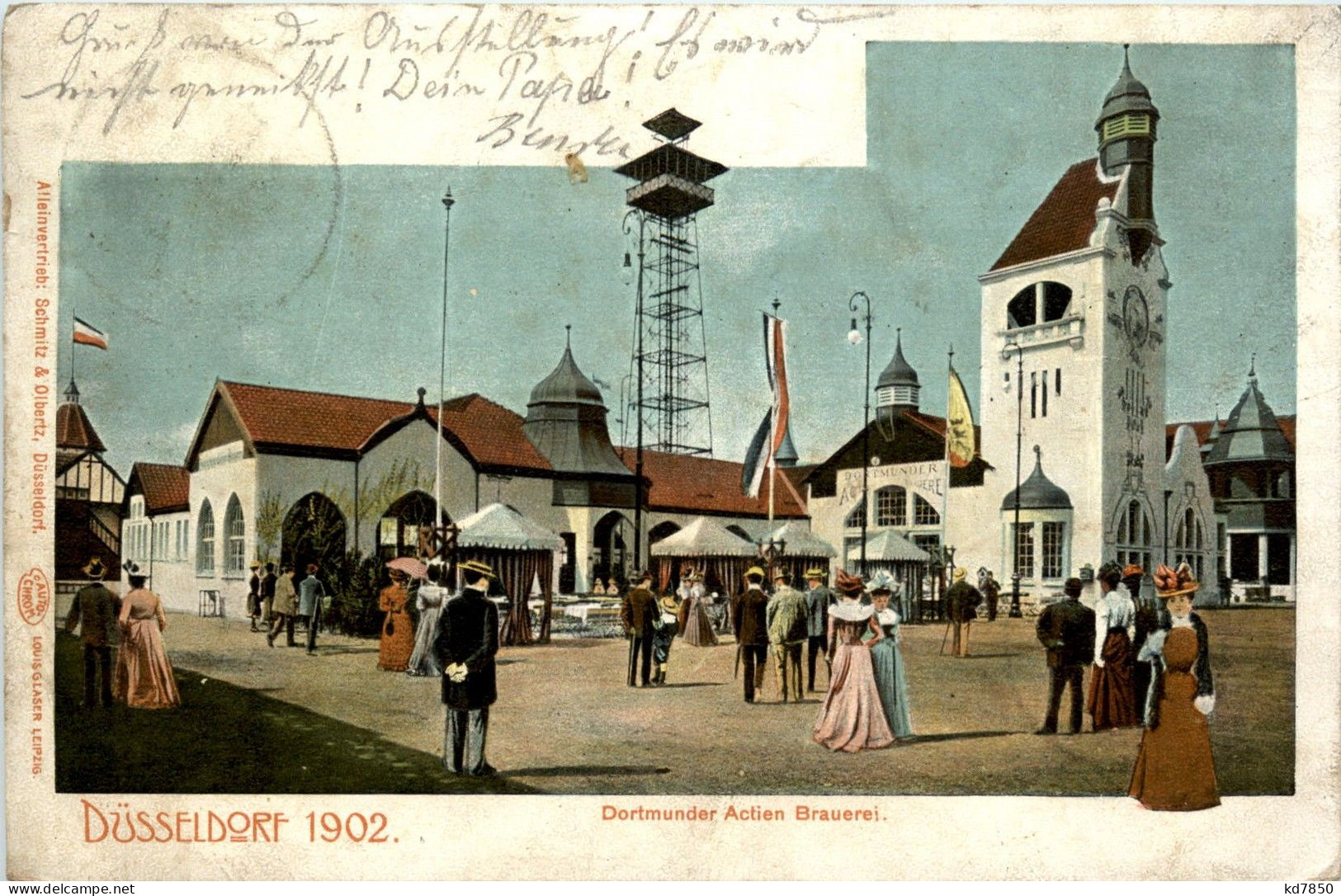 Düsseldorf 1902 - Dortmunder Actien Brauerei - Duesseldorf