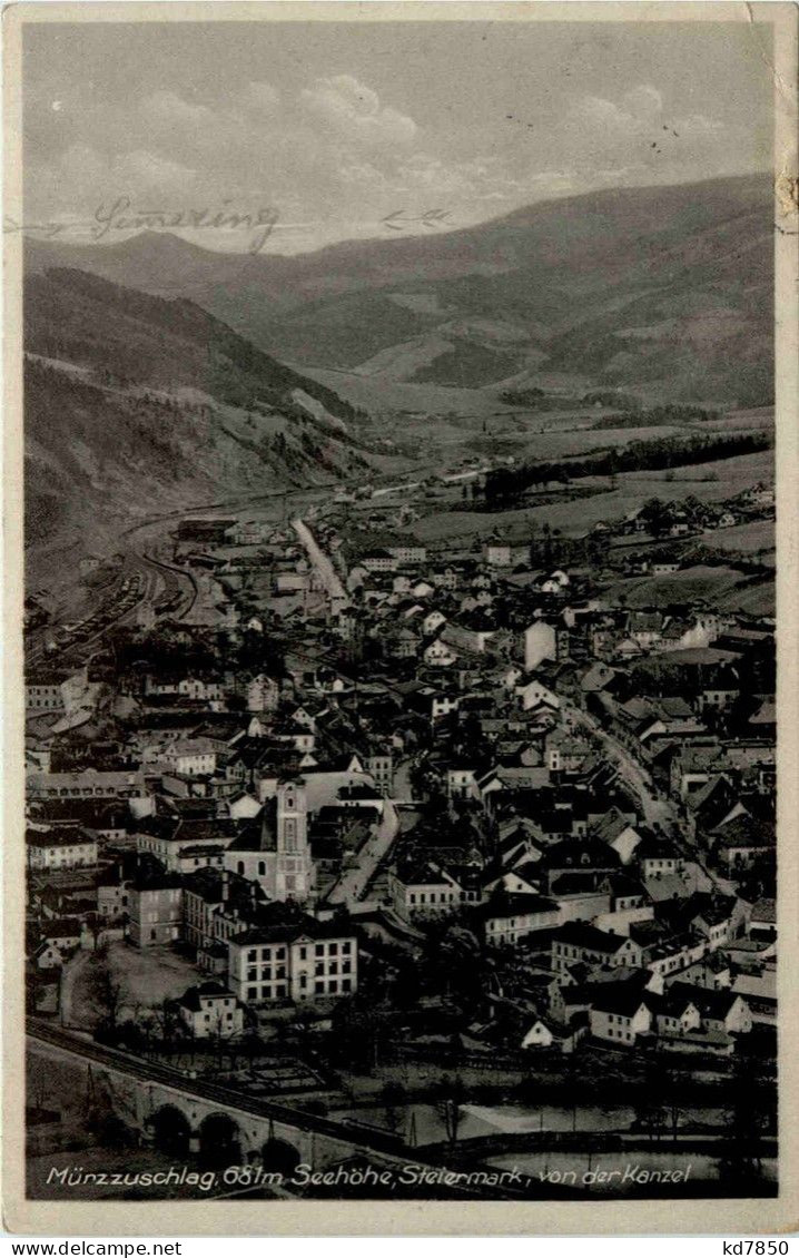 Mürzzuschlag/Steiermark - Mürzzuschlag - Von Der Kanzel - Mürzzuschlag