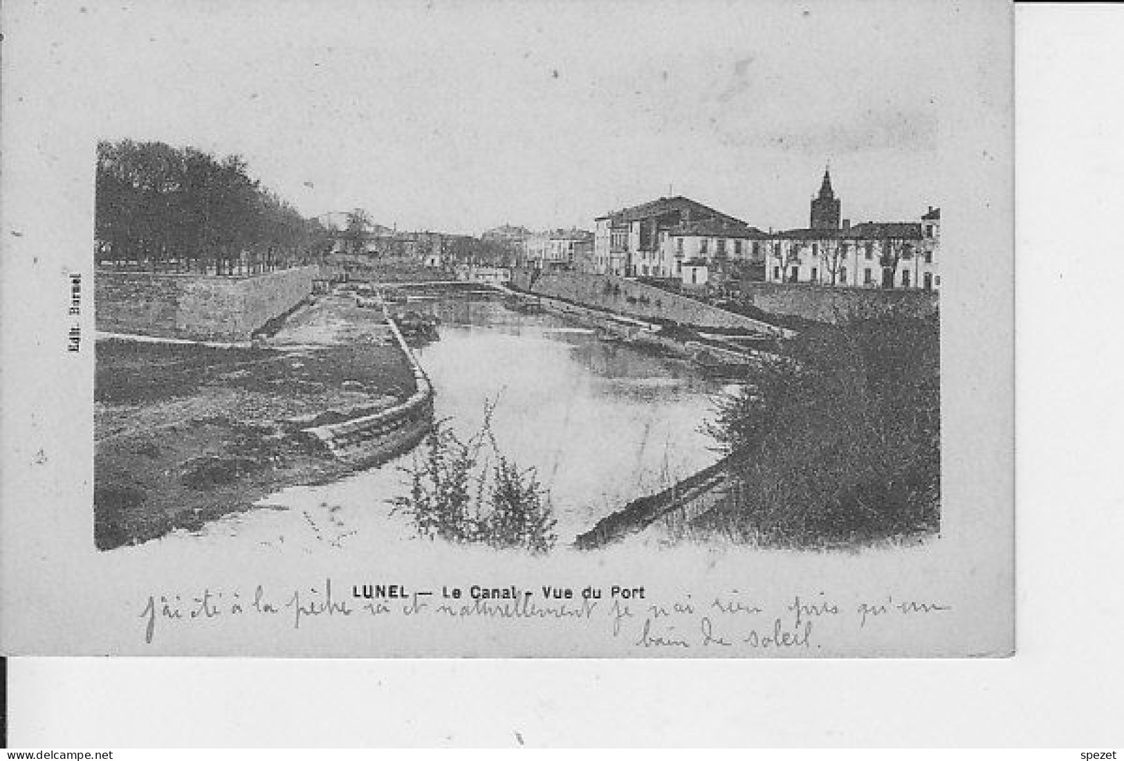 LUNEL : Vue Du Port - Lunel