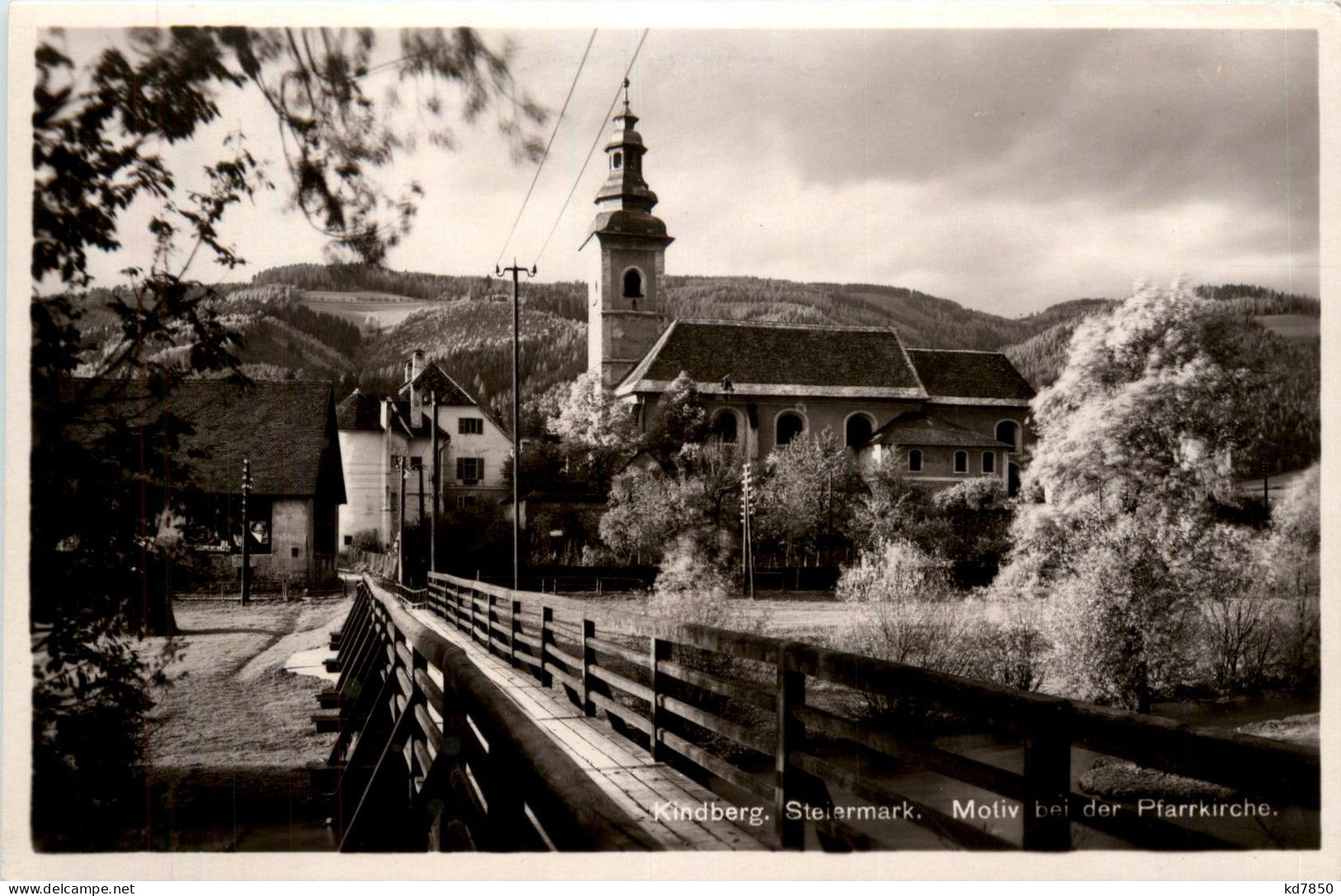 Mürzzuschlag/Steiermark - Kindberg, Motiv Bei Der Pfarrkirche - Mürzzuschlag