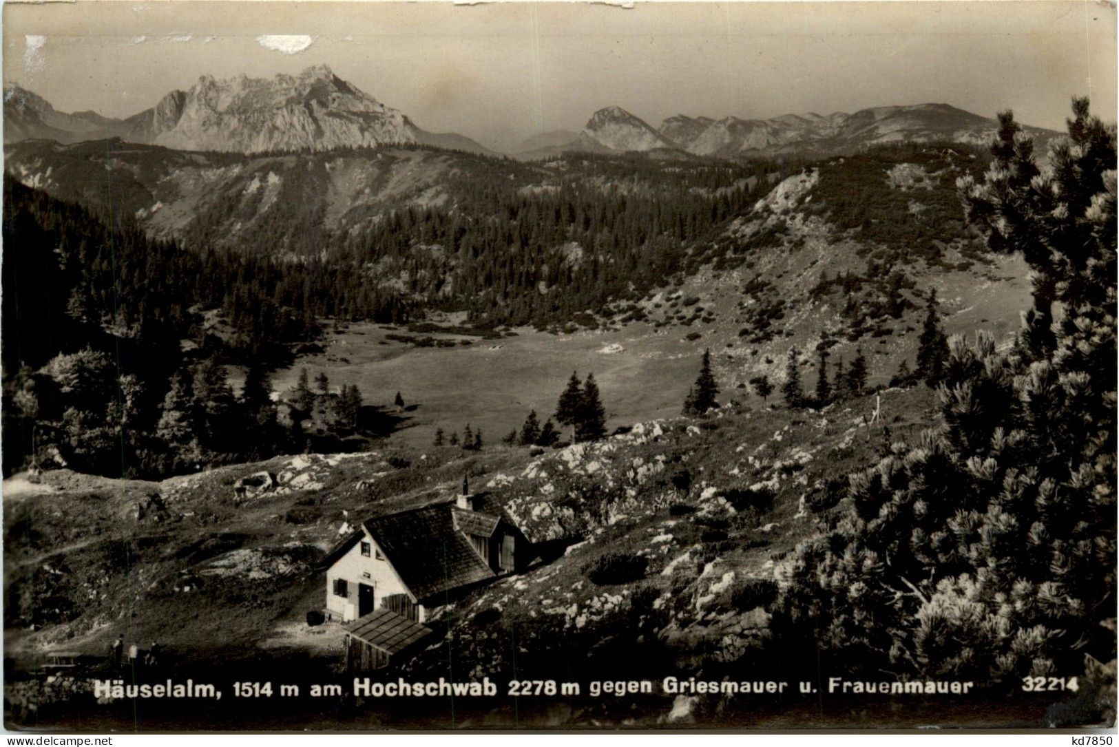 Mürzzuschlag/Steiermark - Häuselalm Am Hochschwab Gegen Griesmauer U. Frauenmauer - Mürzzuschlag