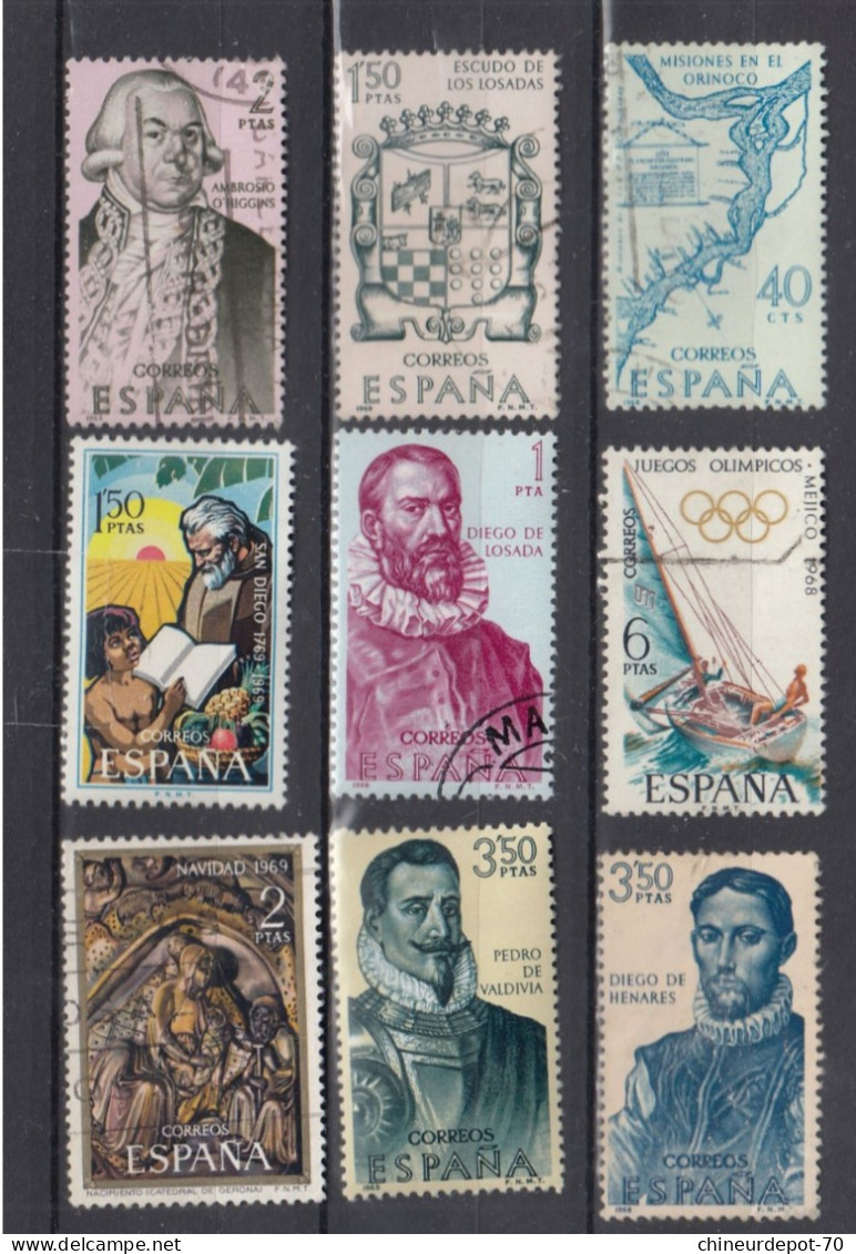 TIMBRES ESPANA ESPAGNE SPAIN NON Classés - Otros & Sin Clasificación