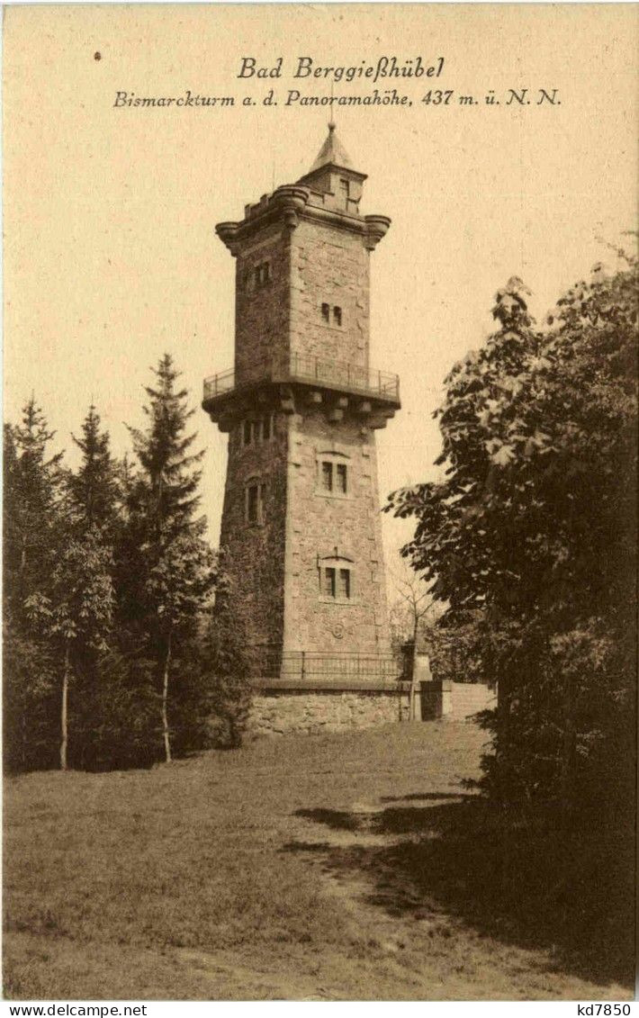 Bad Berggiesshübel - Bismarckturm - Bad Gottleuba-Berggiesshuebel