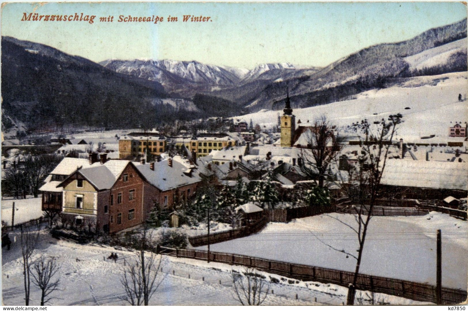 Mürzzuschlag/Steiermark - Mürzzuschlag - Mit Schneealpe Im Winter - Mürzzuschlag