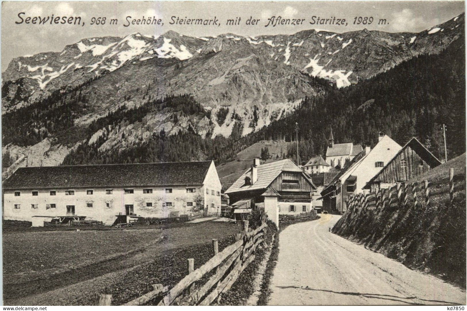 Mürzzuschlag/Steiermark - Seewiesen Mit Der Aflenzer Staritze - Mürzzuschlag