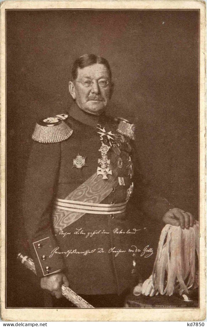 Generalfeldmarschall Freiherr Von Der Goltz - Hombres Políticos Y Militares