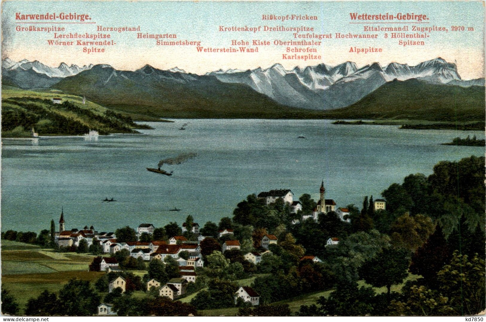 Panorma Vom Starnberger See - Starnberg