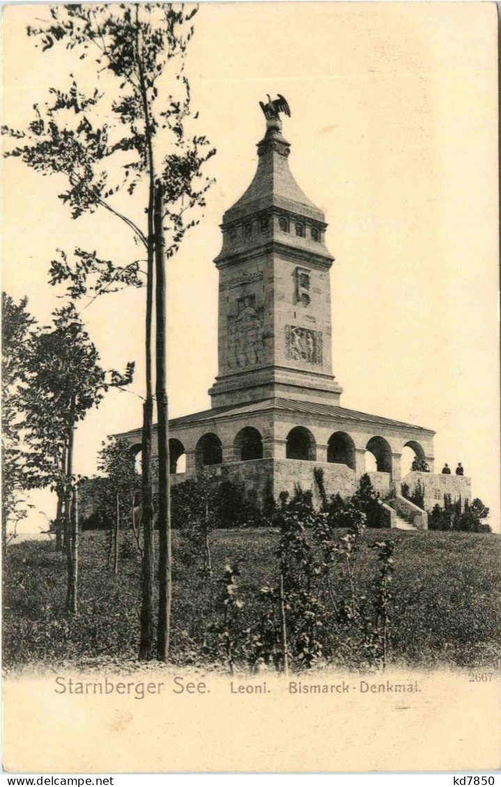 Starnberger See - Leoni - Bismarck Denkmal - Starnberg