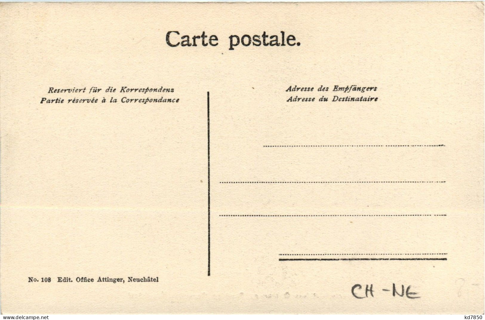 Pensionnat Les Ormeaux - Pavillon Corcelles Neuchatel - Autres & Non Classés