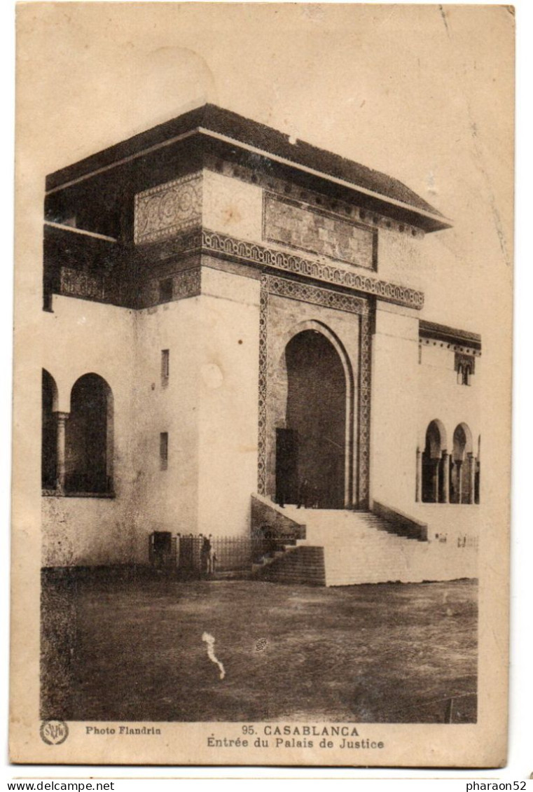 Casablanca - Entrée Du Palais De Justice - Casablanca